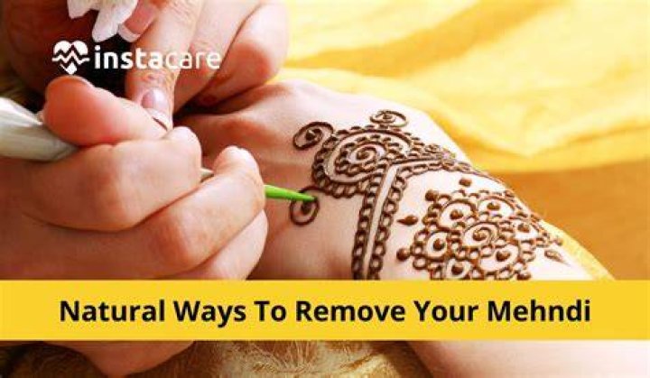 Does toothpaste remove henna?