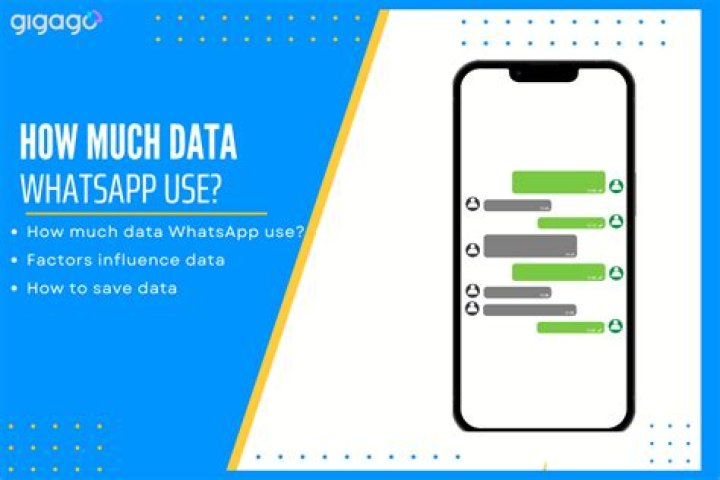 How much data does a WhatsApp video call use?