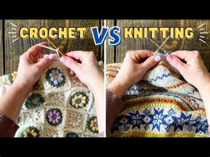 Is knitting or crocheting easier?