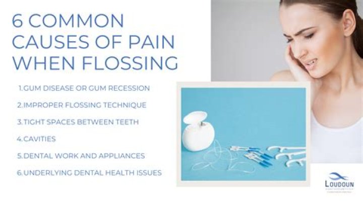 What is the white stuff when I floss?